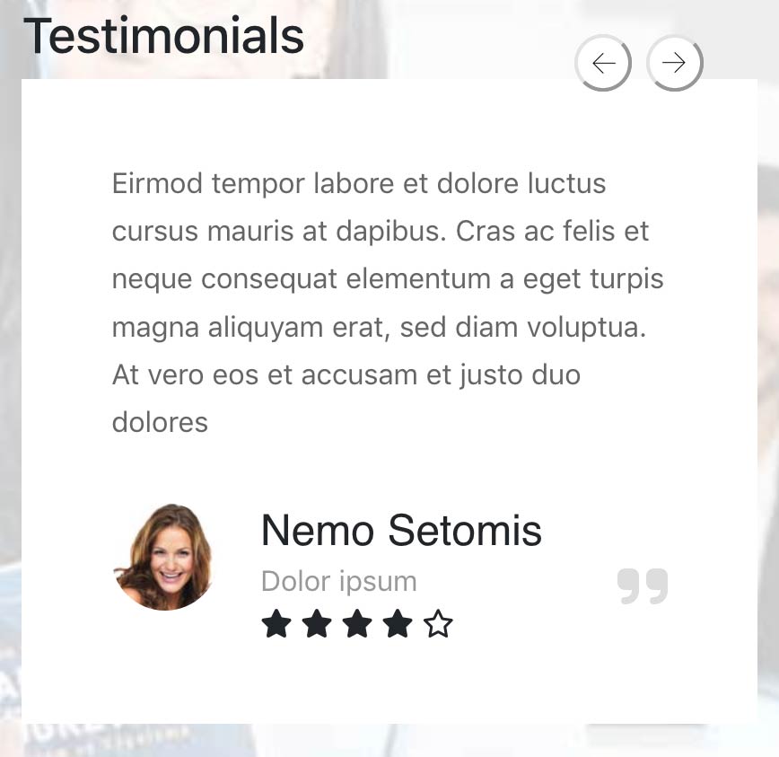 Testimonials Module 
