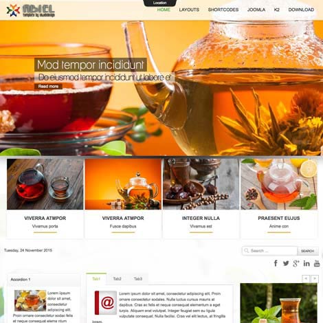 Tea Shop Joomla Template