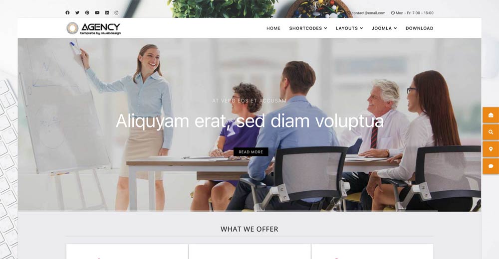 Agency Joomla Template