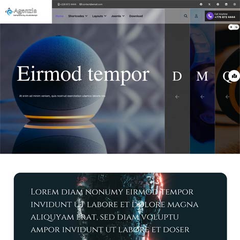 Finance and Business Joomla template