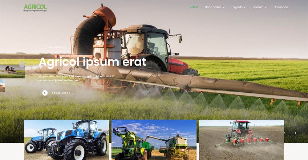 Agriculture Joomla Template