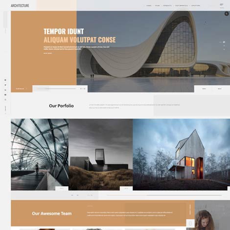 Architecture joomla template