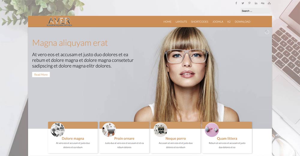 Creative Joomla Template