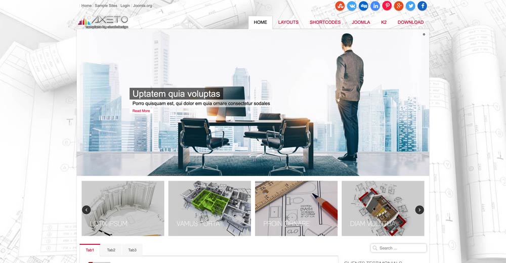 Joomla Architecture Template