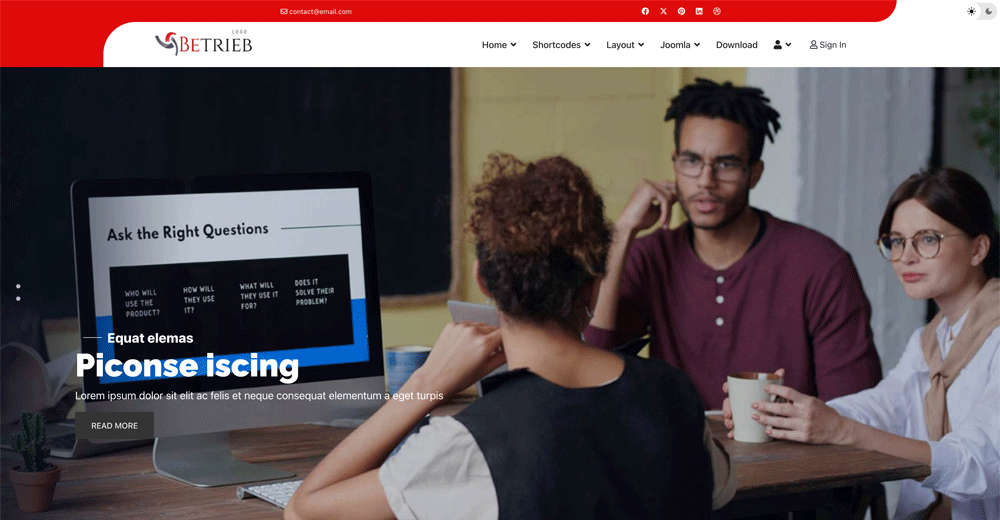 Insurance Agency Joomla Template
