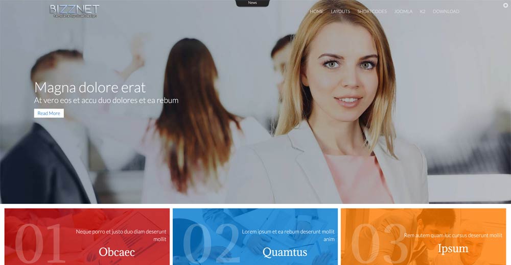 Joomla Business Corporate Template