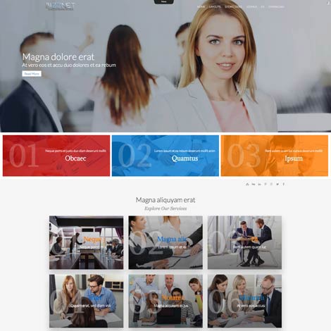 Joomla Business Corporate Template