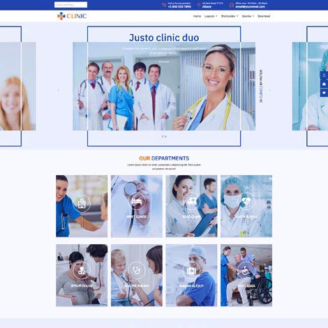 Healthcare Clinic Joomla Template
