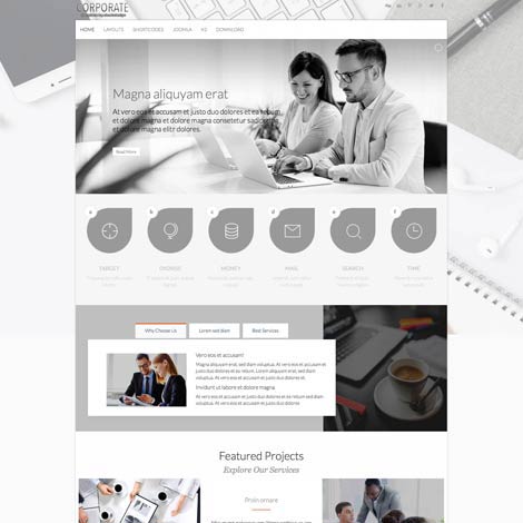 Corporate Joomla Template