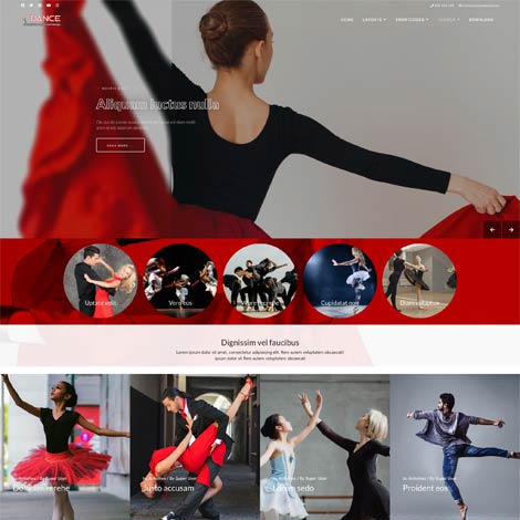 Dancing Joomla Template