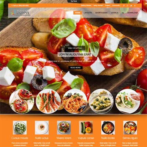 Restaurant Joomla Template