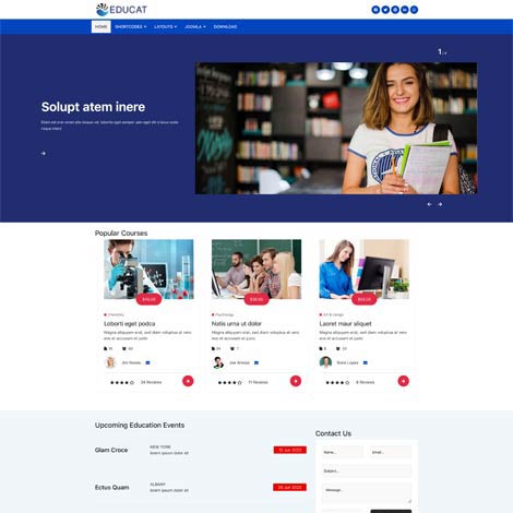 Education Joomla template