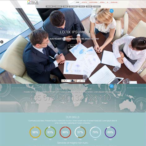 Joomla Business Directory Template