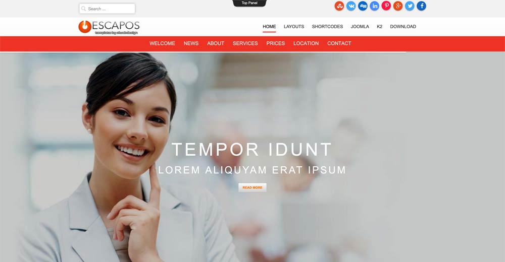 Corporate Joomla Template