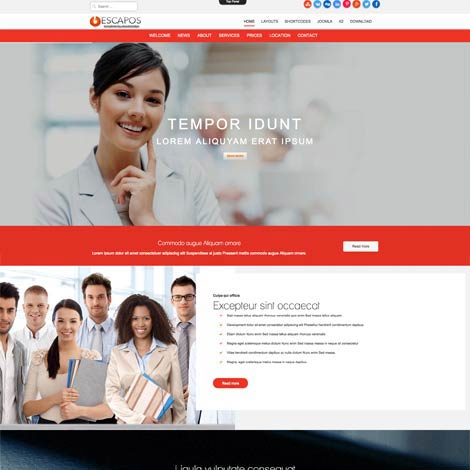 Corporate Joomla Template