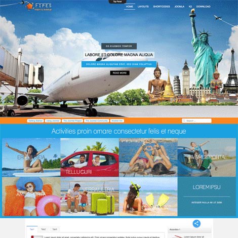 Tourism Joomla Template