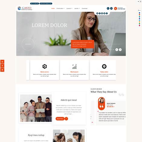 Finance &amp; Consulting Joomla template