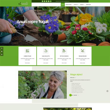 Giardino Joomla template