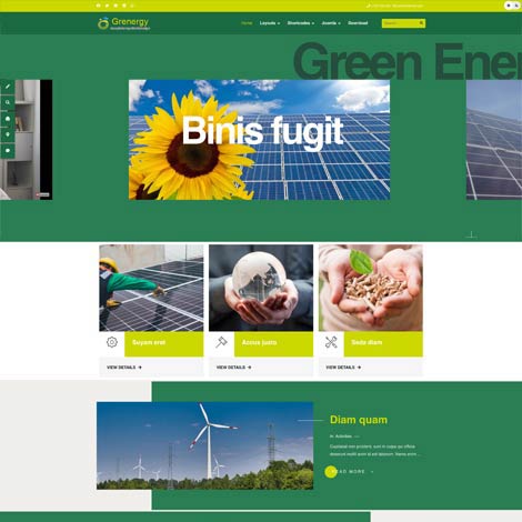 Green Energy Joomla template