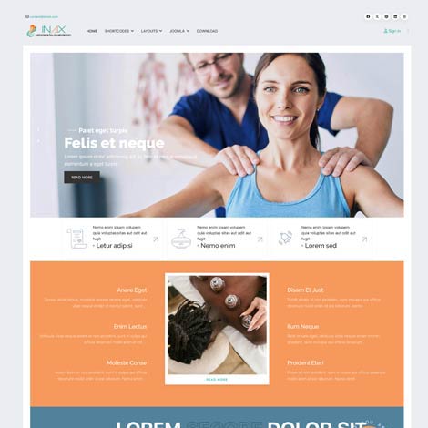 Therapy and Rehabilitation Joomla Template