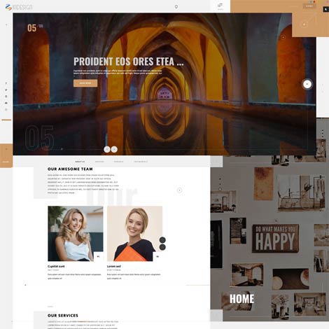 In design Joomla Template