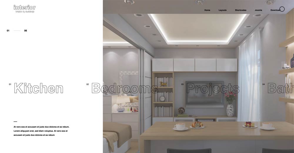 Interior Design Joomla Template