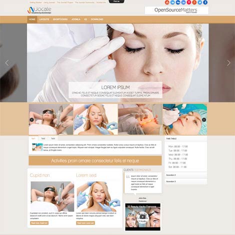 Beauty Center Joomla Template
