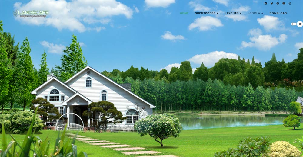 Landscape Joomla Theme