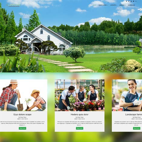 Landscape Joomla Theme