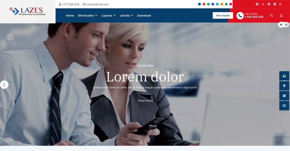Finance and Business Consulting Joomla template
