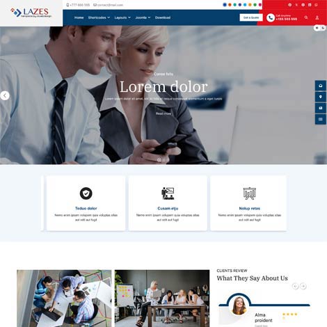 Finance and Business Consulting Joomla template