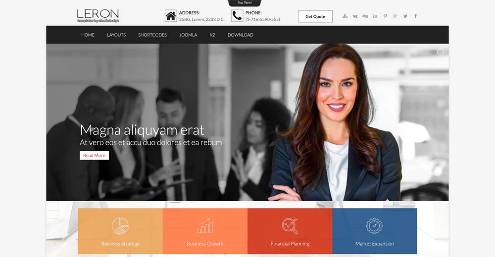 Joomla Business Template