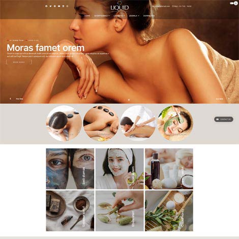 Beauty Salon Joomla template