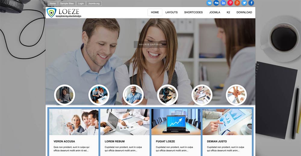 Business Joomla Template