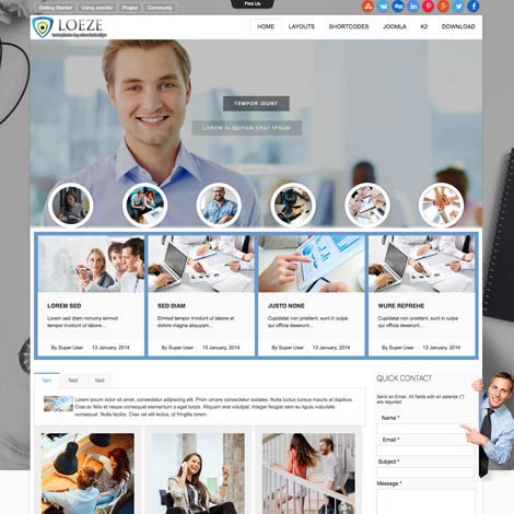 Business Joomla Template