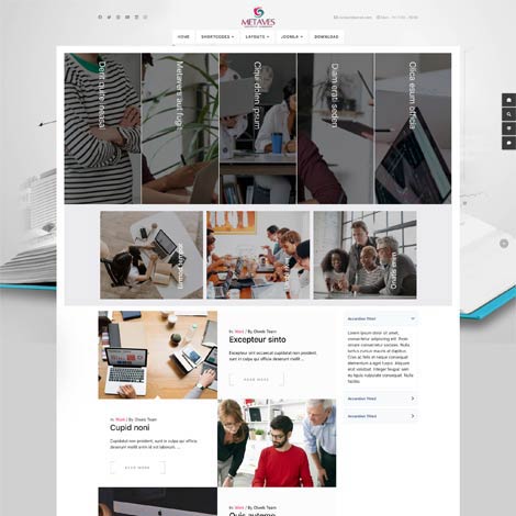 Startup Joomla Theme