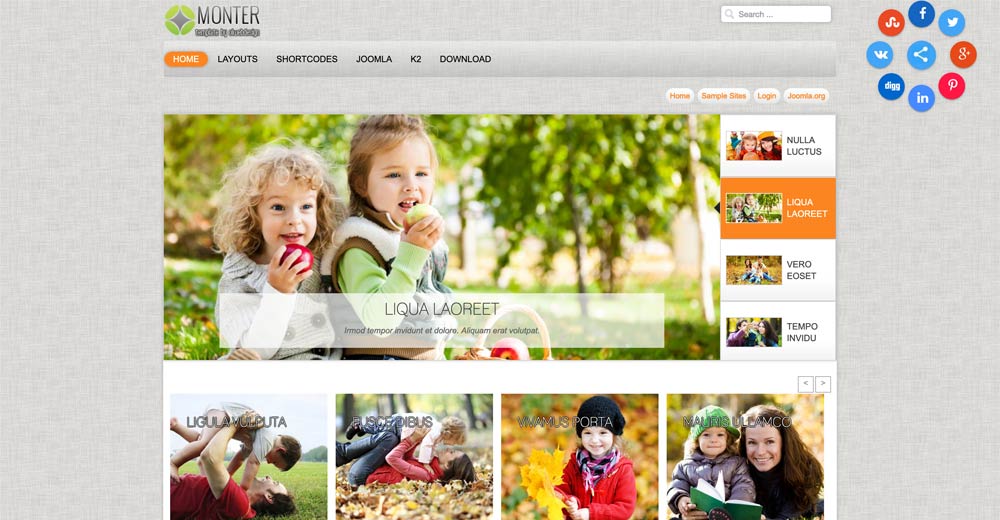 Family Joomla Template