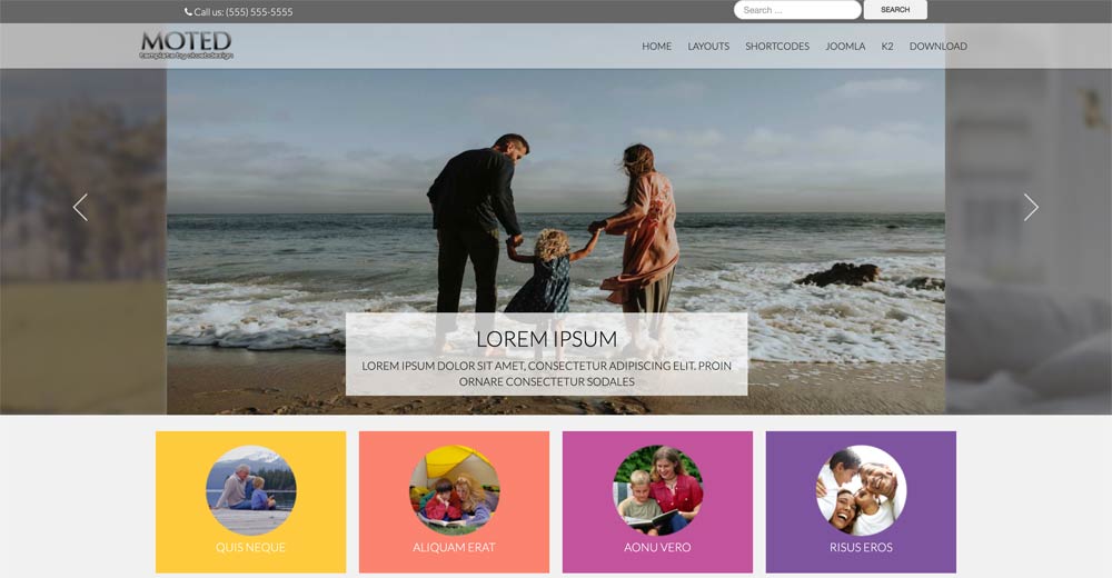 Family Center Joomla Template
