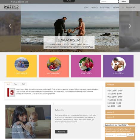 Family Center Joomla Template