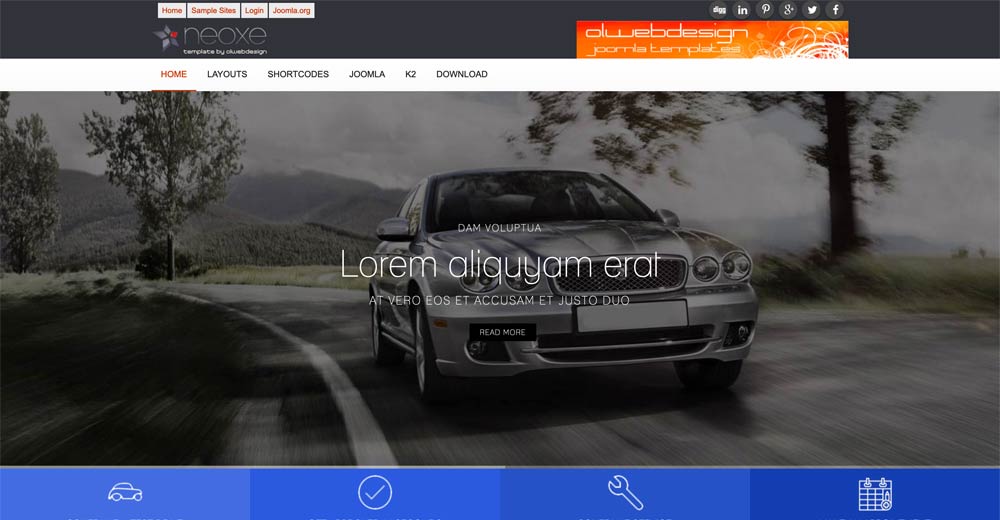 Car Dealer Joomla Template