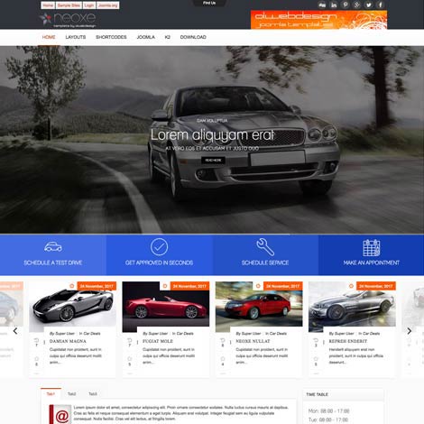 Car Dealer Joomla Template
