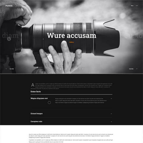 Portfolio Joomla Template