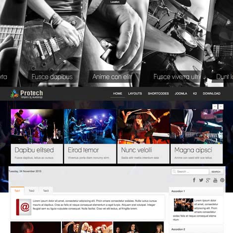 Music Joomla Template