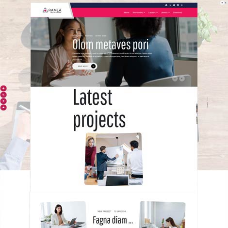 Business &amp; finance Joomla Template