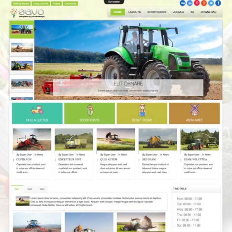 Agriculture Joomla Template