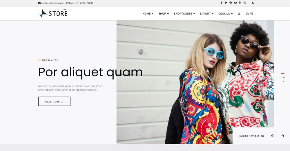 j2store Joomla Template