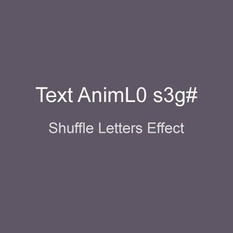 Text animate joomla module