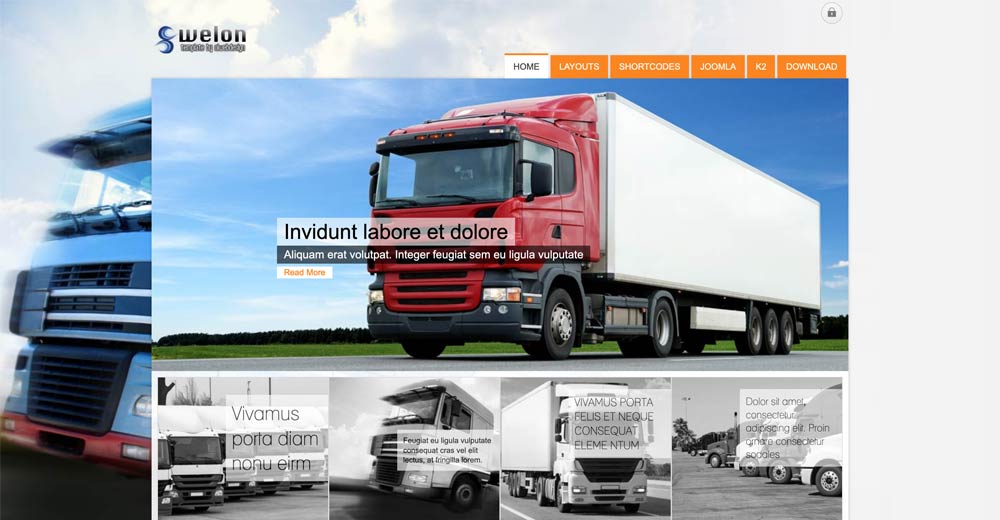 Logistics Joomla Template