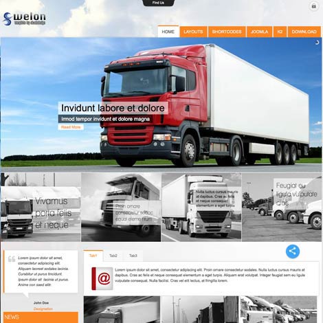 Logistics Joomla Template